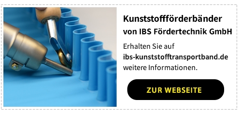 Zur Microsite von IBS Fördertechnik GmbH - Kunststofftransportband